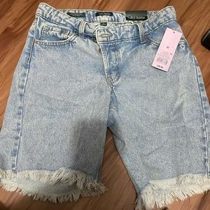 Never worn high rise Bermuda shorts